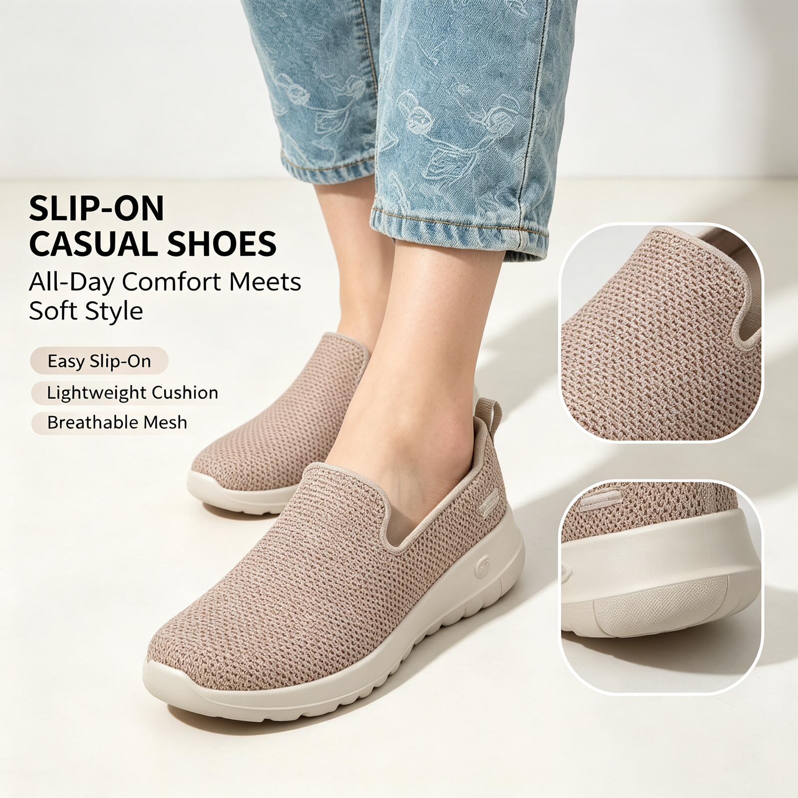 Women Shoes Zoom - Skechers WOMEN'S GO WALK Slip-On Schoenen