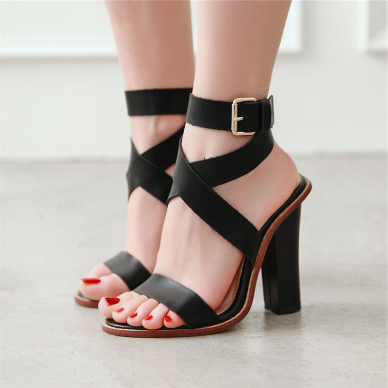 Women'S Shoes Big Feet - Vrouwen Gladiator Sandalen Hoge Hakken Zomer