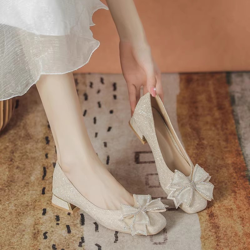 Women Shoes Heels - Dames 2025, nieuwe stijl herfstavond, zachte