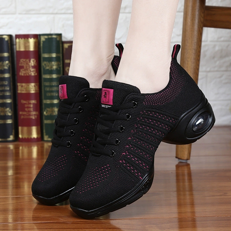 Women'S Zumba Shoes - Dames sneakers met demping, ademend zwart