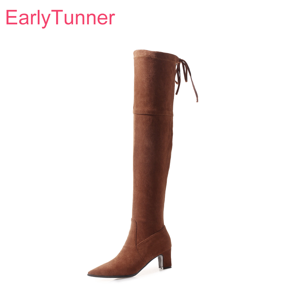 Women'S Shoes Big Feet - Nieuwe Winter Warm Geel Zwart Vrouwen