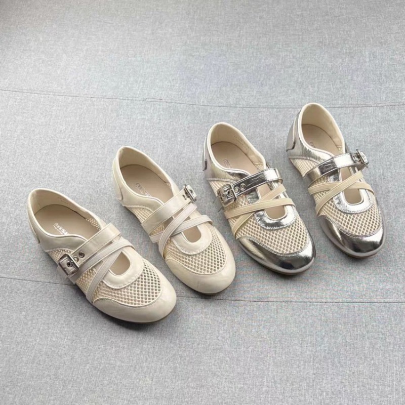 Women'S Shoes Com - Nieuwe gevlochten holle sneakers met gesp,