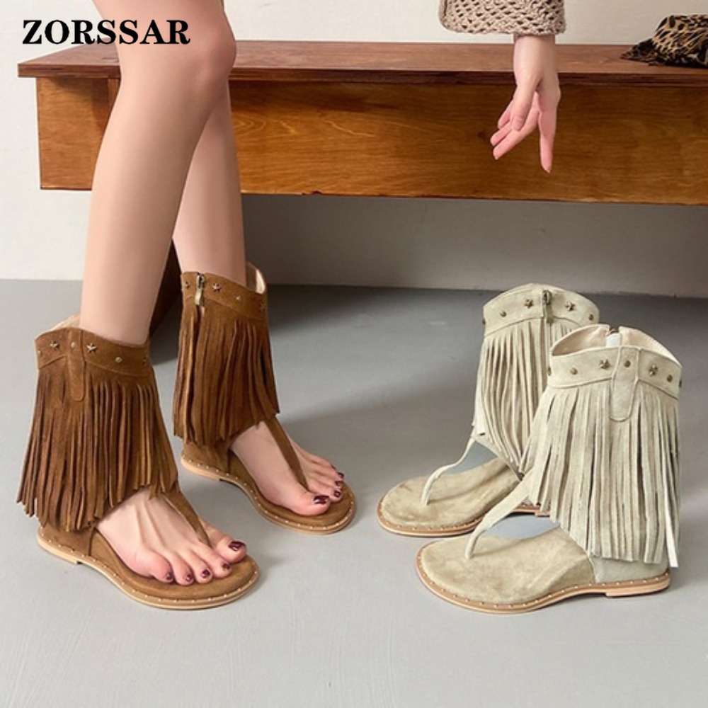 Dames sandalen met franjes, st - Women Shoes Boots recensie en prijs
