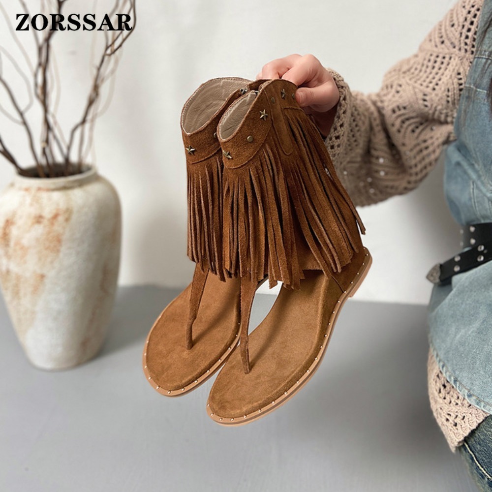 Dames sandalen met franjes, st - Women Shoes Boots recensie en prijs
