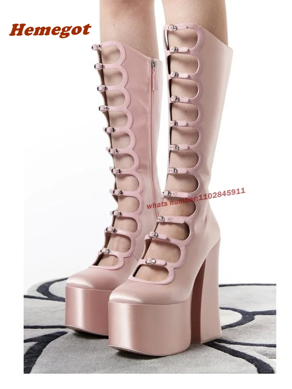 Roze dikke zool holle kuitlaar - Women Shoes Boots recensie en prijs