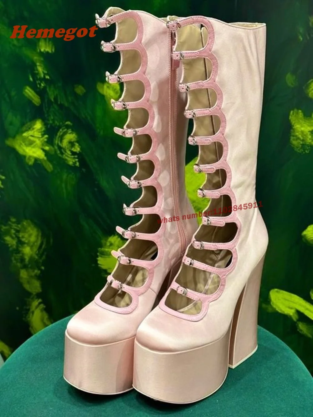 Roze dikke zool holle kuitlaar - Women Shoes Boots recensie en prijs