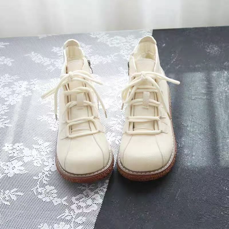 Careaymade-Vintage Lace Up Laa - Women'S Shoes Big Feet recensie en prijs