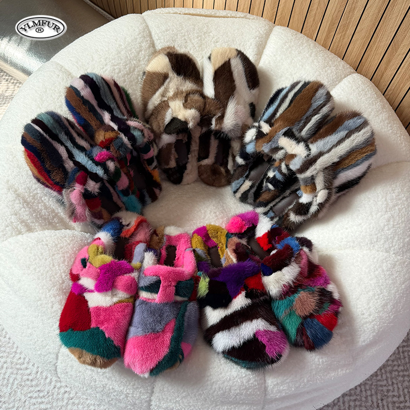 Nieuwe Luxe Mink Fur Slippers  - Women Shoes For Winter recensie en prijs