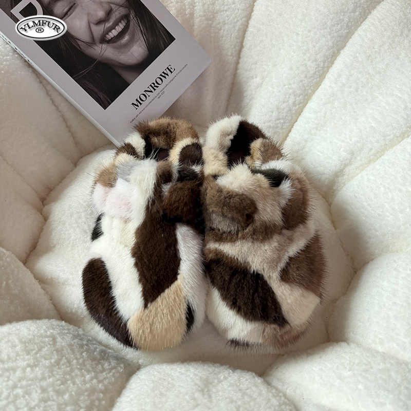 Nieuwe Luxe Mink Fur Slippers  - Women Shoes For Winter recensie en prijs