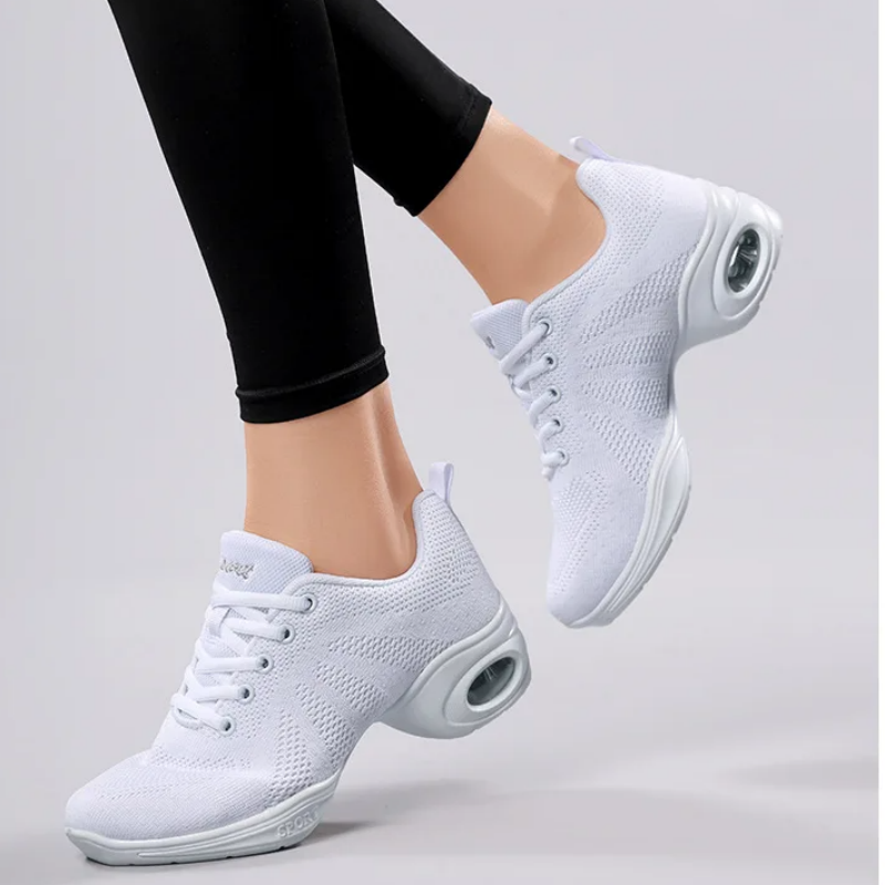 Zwarte mesh danssneakers voor  - Women'S Zumba Shoes recensie en prijs