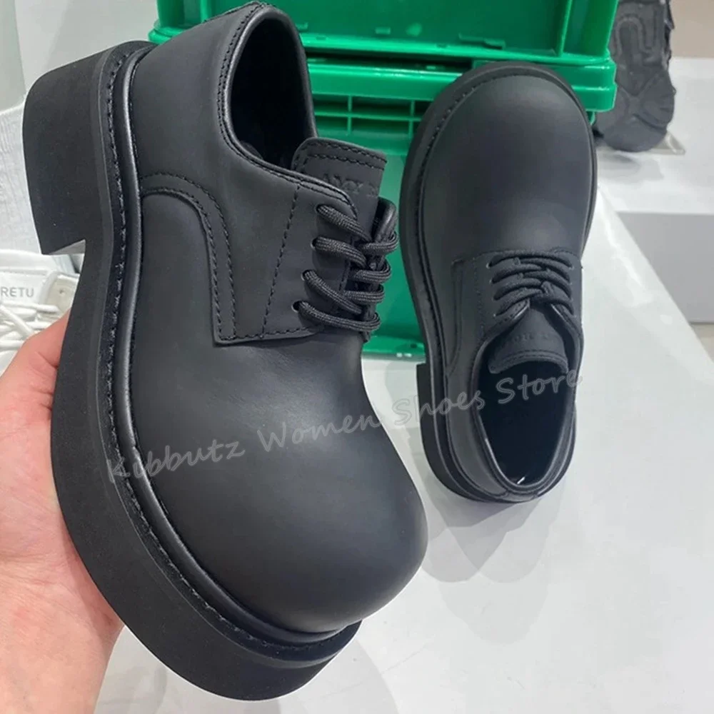 Big Head Pumps Lace-Up Chunky  - Women Shoes Boots recensie en prijs