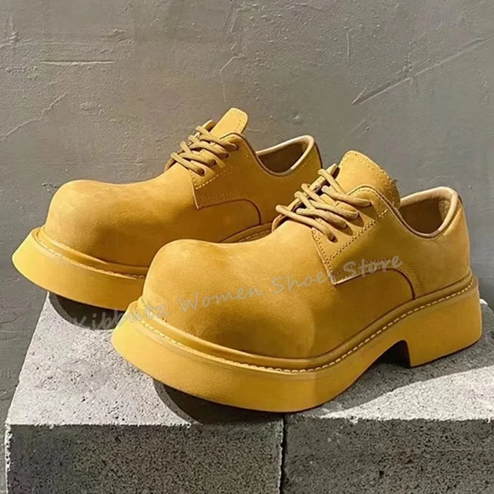 Big Head Pumps Lace-Up Chunky  - Women Shoes Boots recensie en prijs