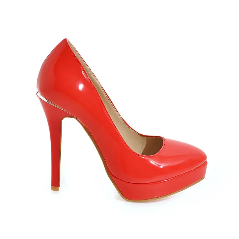Big Size Elegant Office Vrouwe - Patent Leather Pump recensie en prijs