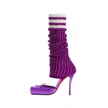Butterfly-Kont vierkante teen  - Women Shoes Boots recensie en prijs